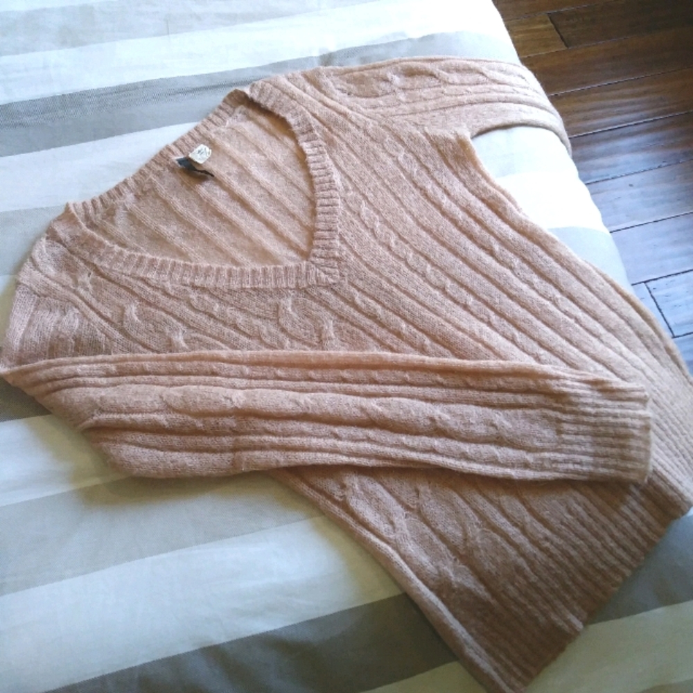 Cable knit sweater